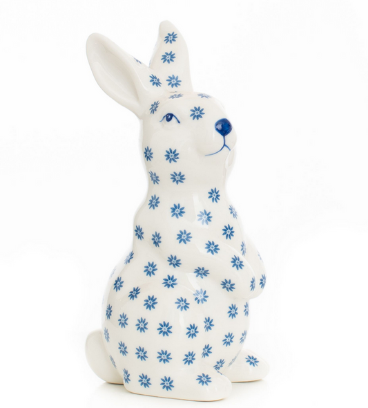 Small Floral Standing Bunny
