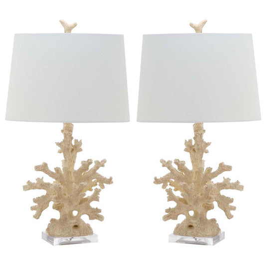 Coral Branch 28.5 Inch H Table Lamp (Set of 2) | Safavieh - LIT4161