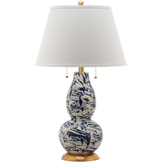 Color Swirls 28 Inch H Glass Table Lamp | Safavieh - LITS4159