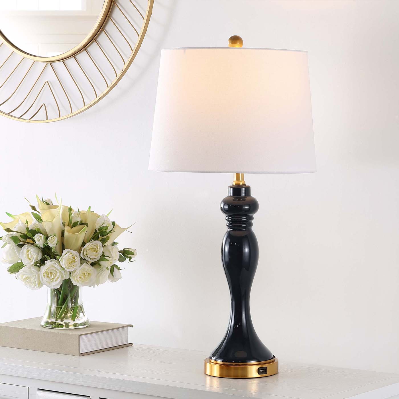 Cayson Table Lamp W/ USB Port | Safavieh - TBL4203-U