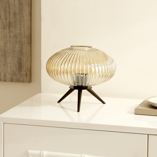 Coehlo, 10.25 Inch, Glass/Iron Table Lamp | Safavieh - TBL4529