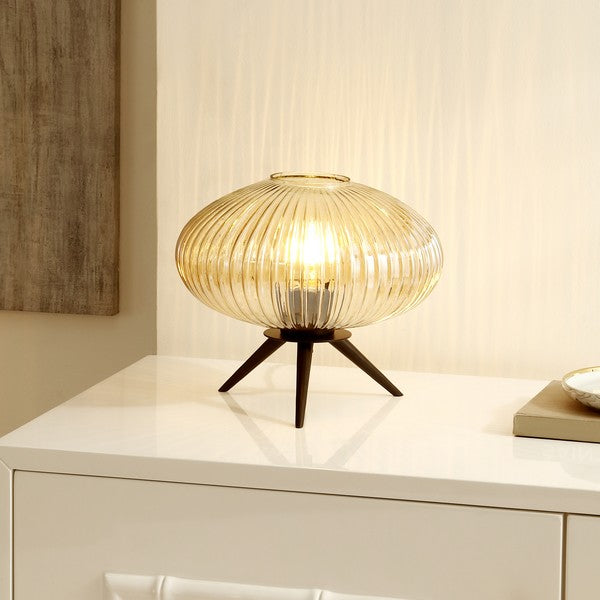 Coehlo, 10.25 Inch, Glass/Iron Table Lamp | Safavieh - TBL4529